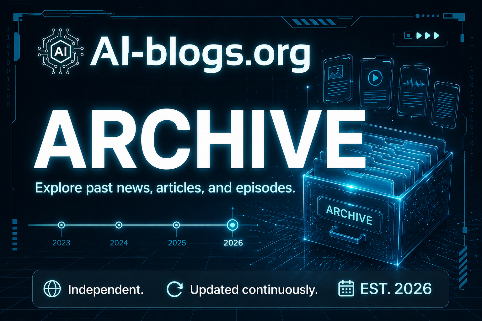 ai-blogs.org — Archive banner