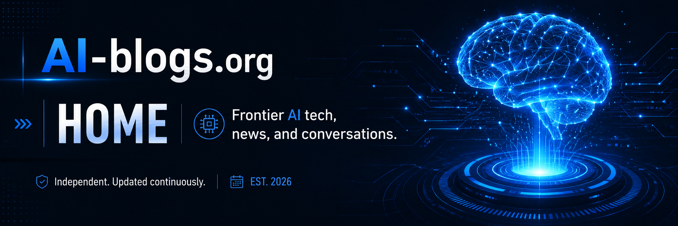 ai-blogs.org — Home header