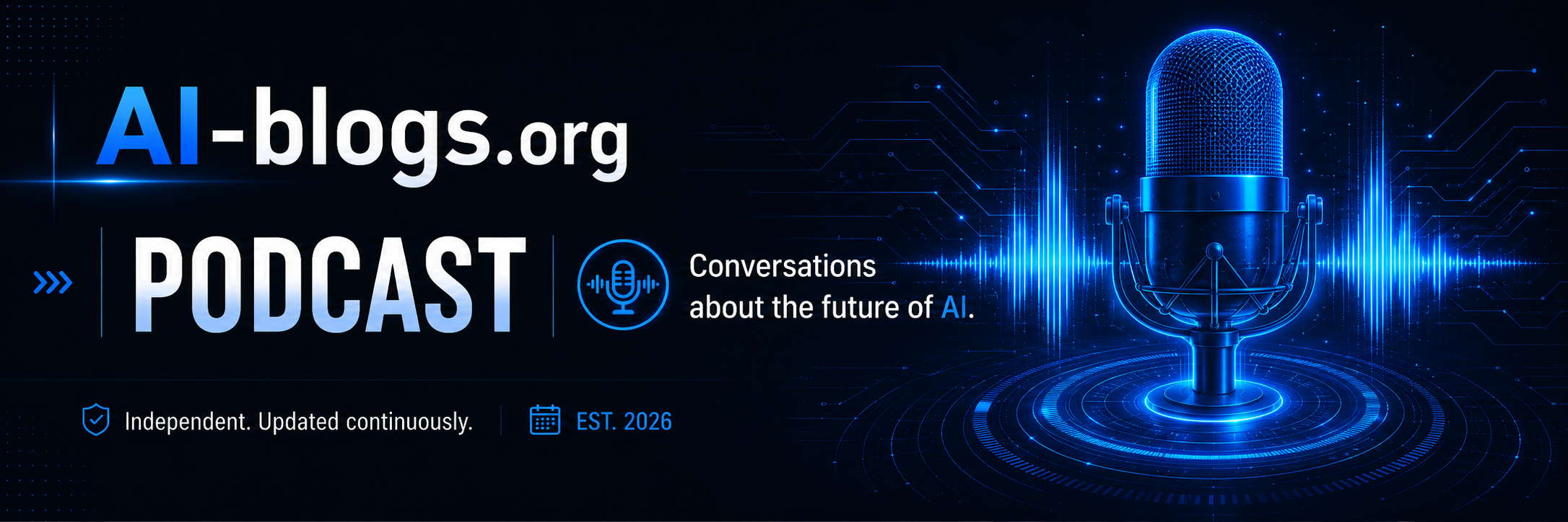 ai-blogs.org — Podcast header
